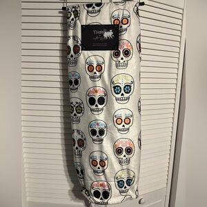 Marlo Lorenz Sugar Skull Patterned Decorative 50” x 70” Throw Blanket